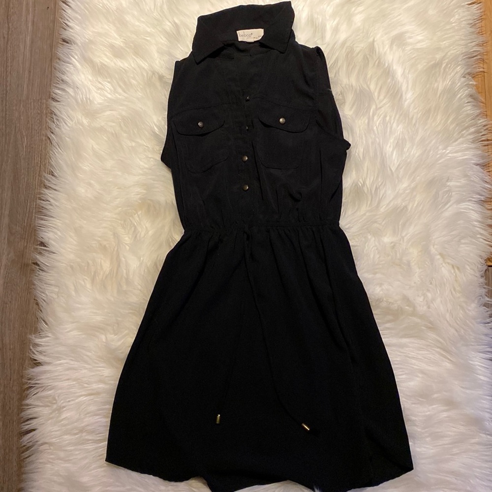 Womens bebop dress size xsmall black sleeveless